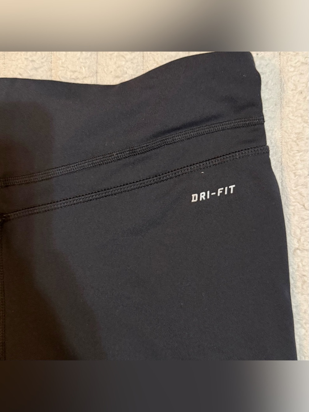 Nike DRI-FIT women’s black stretch athletic pull-on shorts S - Picture 5 of 5
